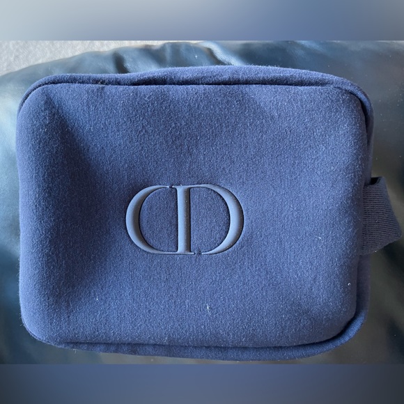 Dior Bags Christian Dior Blue Travel Toiletries Bag Nwot Poshmark